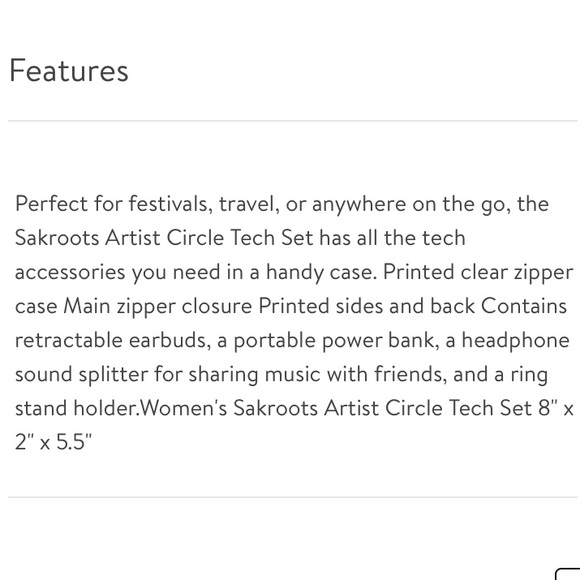 NWT! SAKROOTS ARTIST CIRCLE TECH KIT - Picture 3 of 9